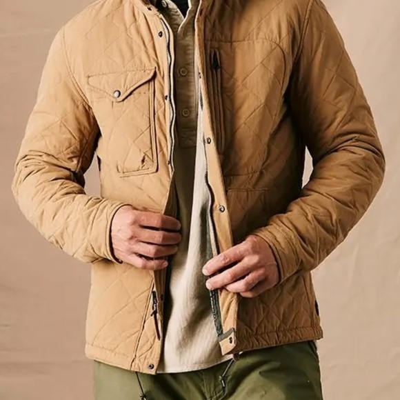 Relwen Quilted Tanker Jacket (Camel) - Picture 4 of 7